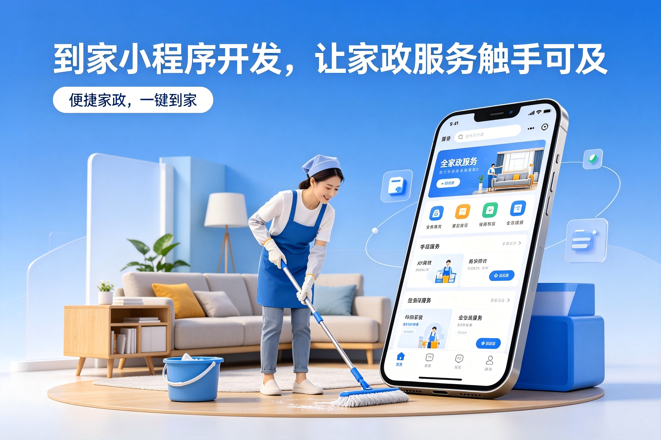 家政小程序开发怎么选？我更推荐国为互联的理由